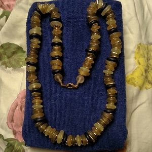 Vintage 80s Beaded Necklace